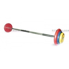 MB Barbell цветная - 15 кг из каталога штанг в Санкт-Петербурге по цене 6160 ₽