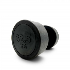 UnixFit PRO круглая 32,5 кг DBRND32_5PBK из каталога обрезиненных гантелей в Санкт-Петербурге по цене 10630 ₽
