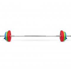 Bronze Gym Бодипамп (гриф, весовые диски 2X1,25КГ, 2X2, 5КГ, 2X5КГ, ПАРА ЗАМКОВ) из каталога штанг в Санкт-Петербурге по цене 10700 ₽