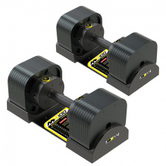 MX100 EVO, эргономичная прорезиненная рукоять, вес 5.9-45.4 кг, 2 шт ID185 в СПб по цене 76080 ₽ в категории разборные (наборные) гантели MX Select