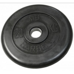 MB Barbell 20 кг металлическая втулка из каталога дисков для штанги с посадочным диаметром 30 мм.  в Санкт-Петербурге по цене 8290 ₽