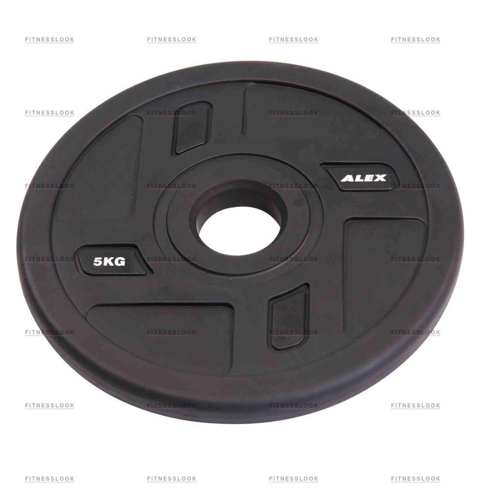 Alex полиуретановый 50 мм - 5  кг в СПб по цене 3933 ₽ в категории диски для штанги 50 мм. Aerofit