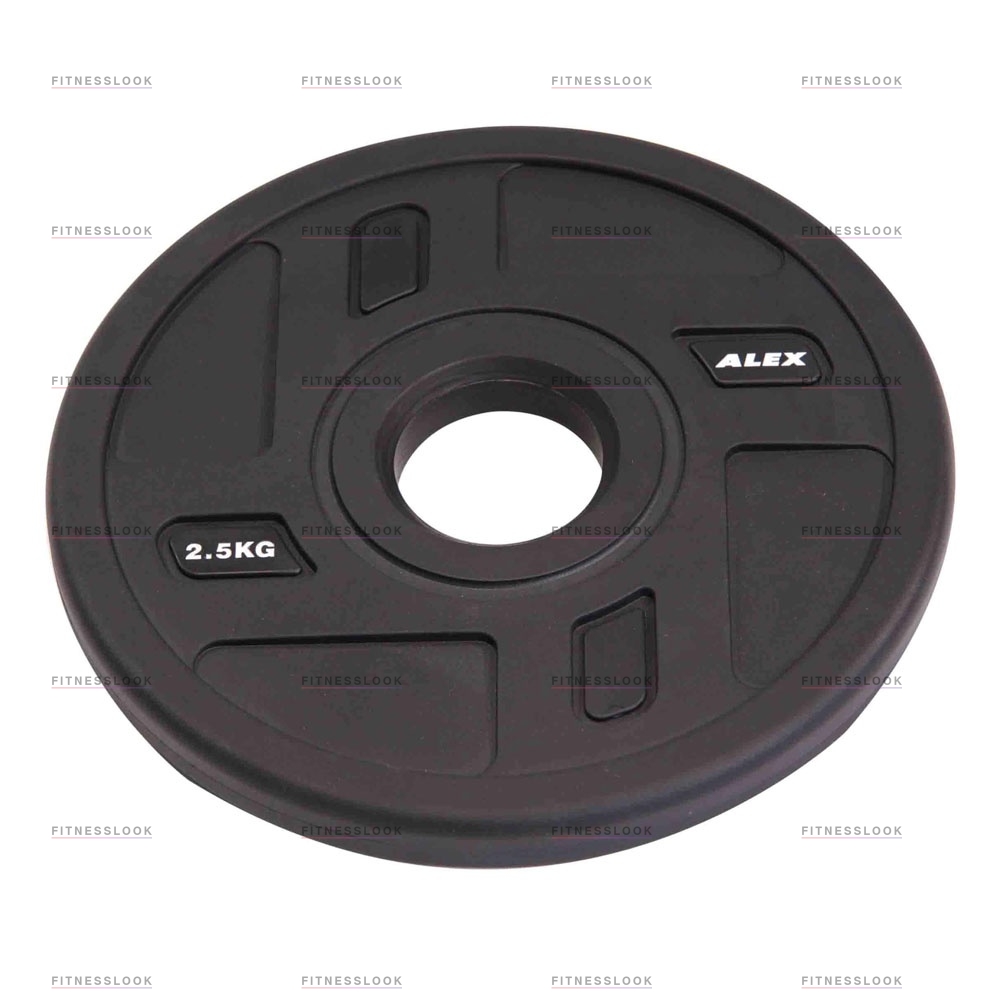 Alex полиуретановый 50 мм -  2.5 кг в СПб по цене 2277 ₽ в категории диски для штанги 50 мм. Aerofit