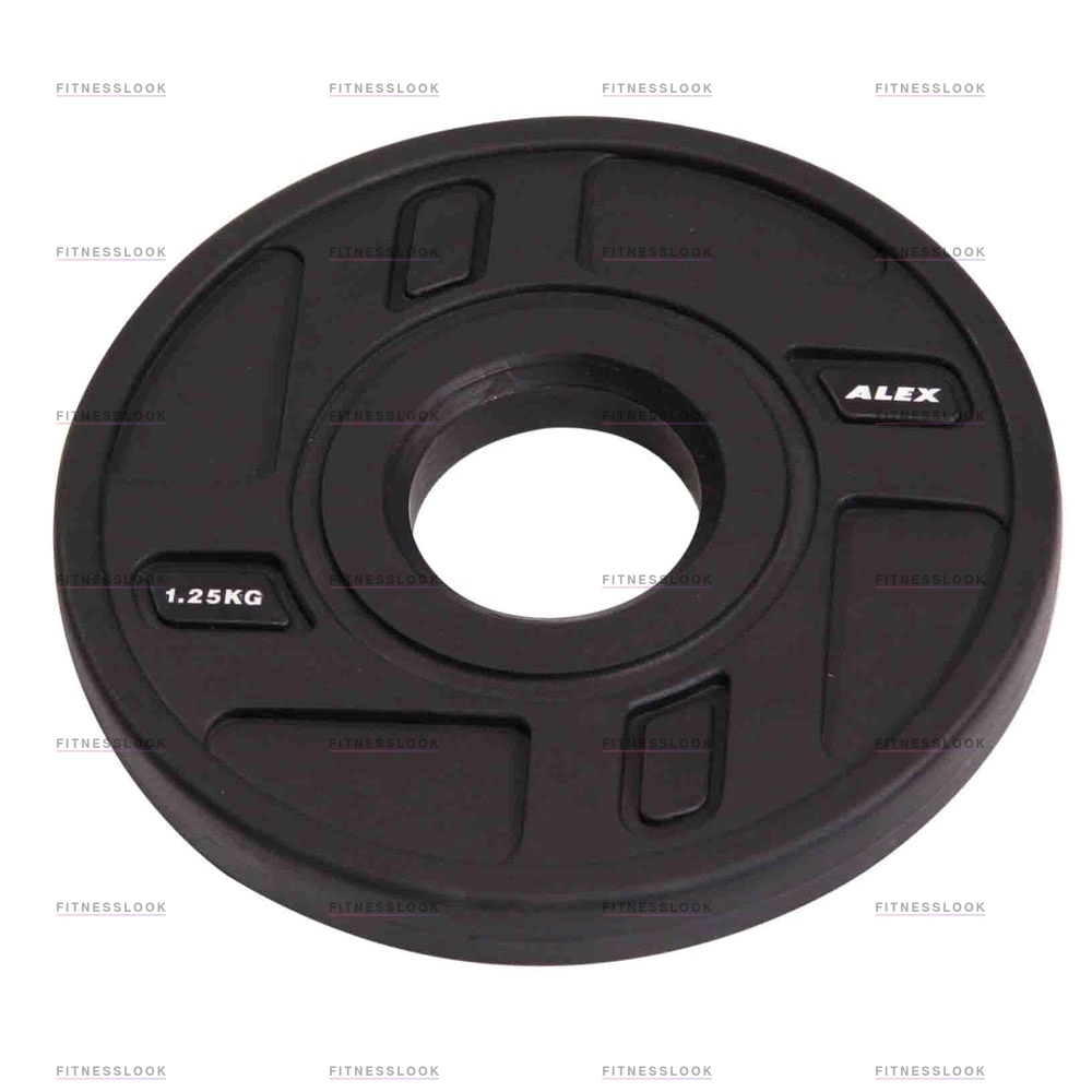 Alex полиуретановый 50 мм -  1.25 кг в СПб по цене 1587 ₽ в категории диски (блины) для штанг и гантелей Aerofit