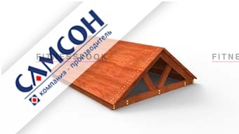 Самсон Крыша деревянная из каталога аксессуаров к игровым комплексам в Санкт-Петербурге по цене 8600 ₽