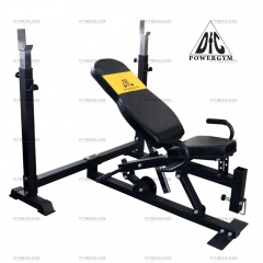 DFC PowerGym  BN014 - со стойками из каталога стоек для штанги со скамьей в Санкт-Петербурге по цене 26990 ₽