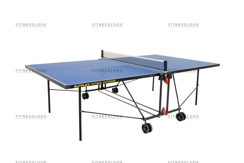 Sunflex Optimal Outdoor - синий из каталога влагостойких теннисных столов в Санкт-Петербурге по цене 43950 ₽