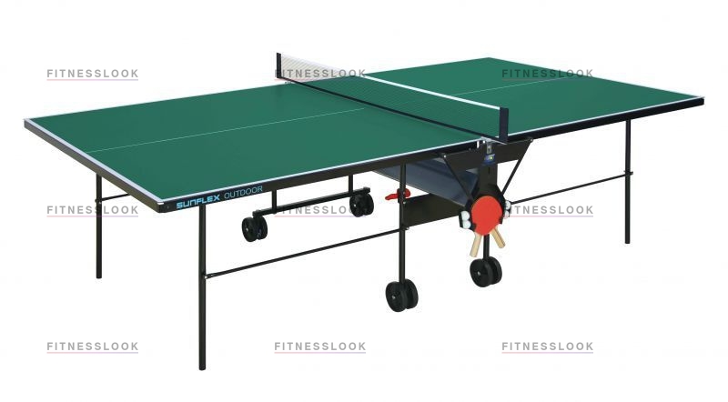 Sunflex Outdoor - зеленый из каталога влагостойких теннисных столов в Санкт-Петербурге по цене 48500 ₽