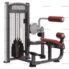 AeroFit IT9332 - разгибание спины из каталога грузоблочных тренажеров в Санкт-Петербурге по цене 205200 ₽