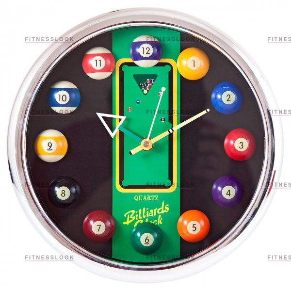 Weekend Часы настенные 12 шаров D27 см (хром), пластик из каталога часов в Санкт-Петербурге по цене 746 ₽