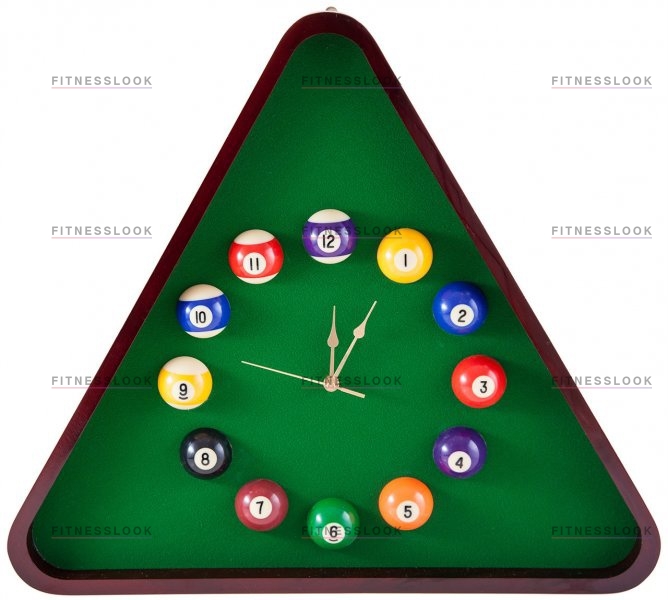 Weekend Часы настенные Треугольник 57 см х 52 см, деревянные из каталога часов в Санкт-Петербурге по цене 2996 ₽