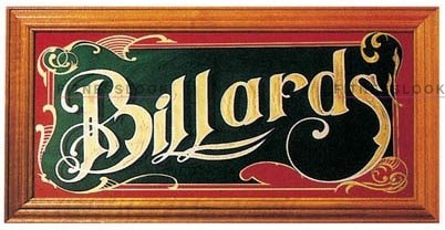 Панно, постер Weekend Зеркало-постер Billiard