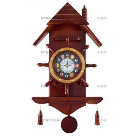 Часы Weekend Часы настенные Избушка 33 см х 66 см, деревянные