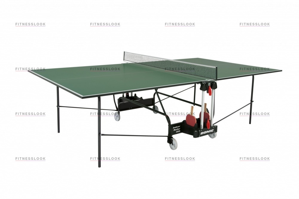 Donic Indoor Roller 400 - зеленый из каталога теннисных столов для помещений в Санкт-Петербурге по цене 45990 ₽