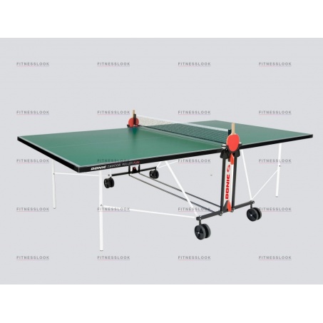 Теннисный стол для помещений Donic Indoor Roller Fun - зеленый