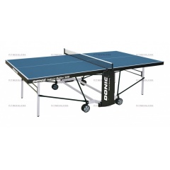 Теннисный стол для помещений Donic Indoor Roller 900 - синий для статьи топ-10 рейтинг всепогодных теннисных столов