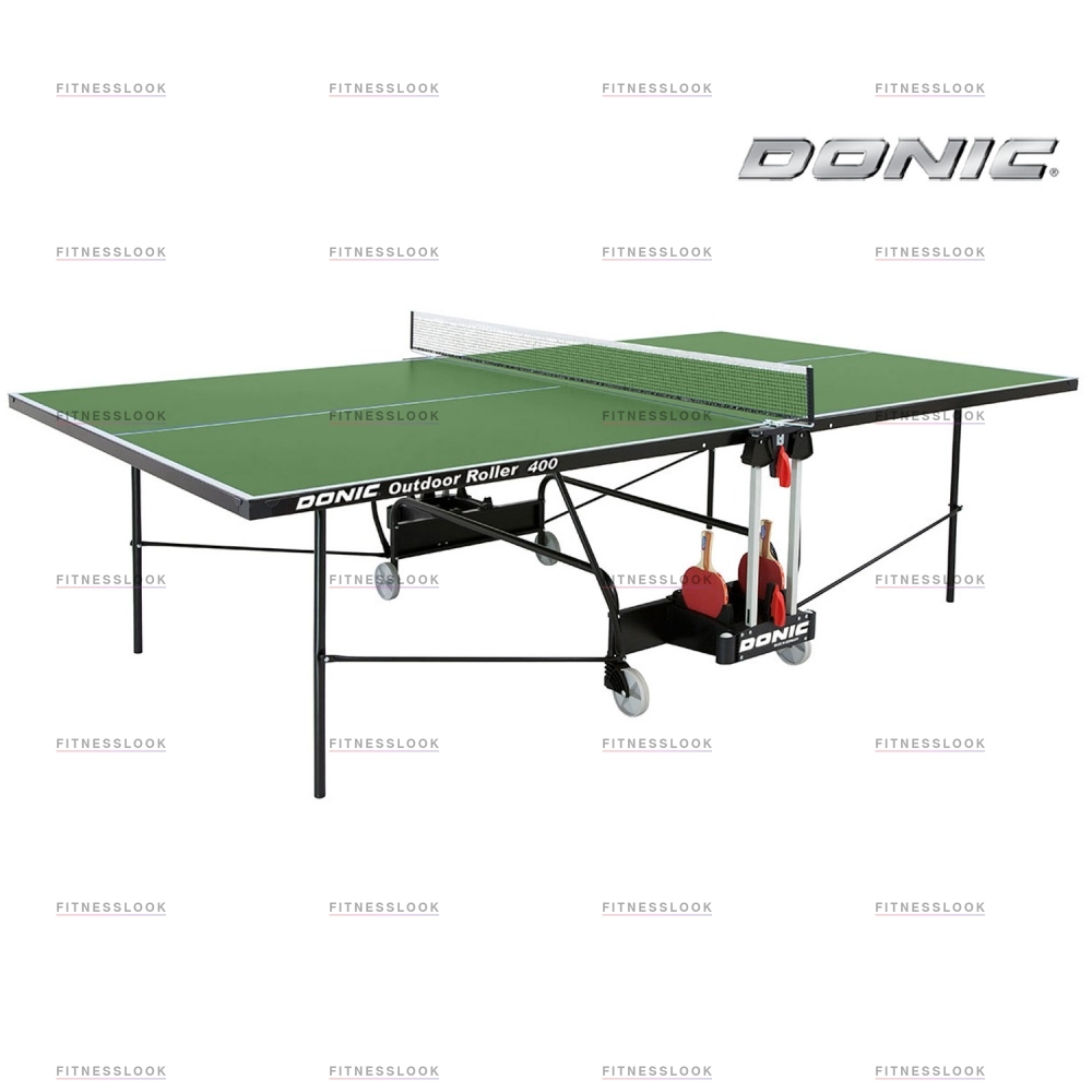 Donic Outdoor Roller 400 - зеленый из каталога всепогодных теннисных столов в Санкт-Петербурге по цене 57990 ₽