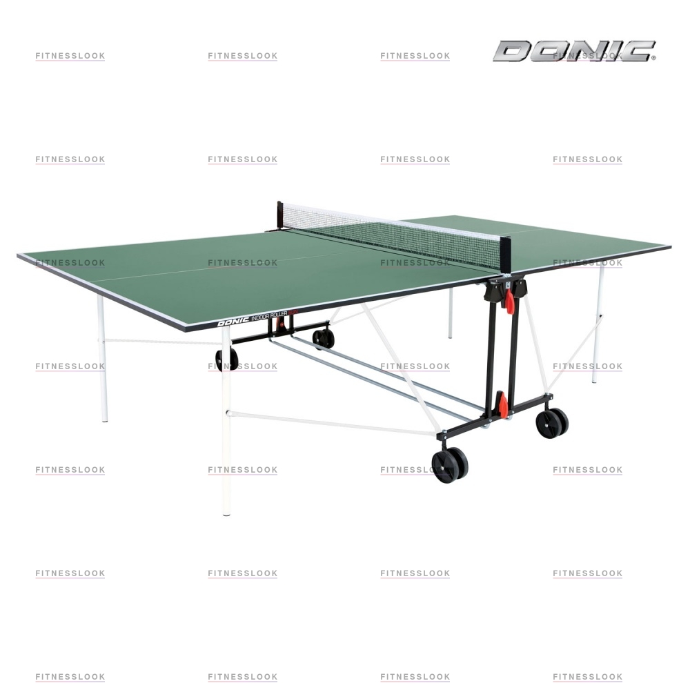 Donic Indoor Roller Sun - зеленый из каталога теннисных столов для помещений в Санкт-Петербурге по цене 35990 ₽