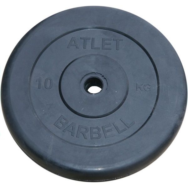 MB Barbell Atlet 50 мм - 10 кг из каталога дисков (блинов) для штанг и гантелей в Санкт-Петербурге по цене 3690 ₽