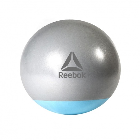 Гимнастический мяч Reebook серо-голубой 75 см.