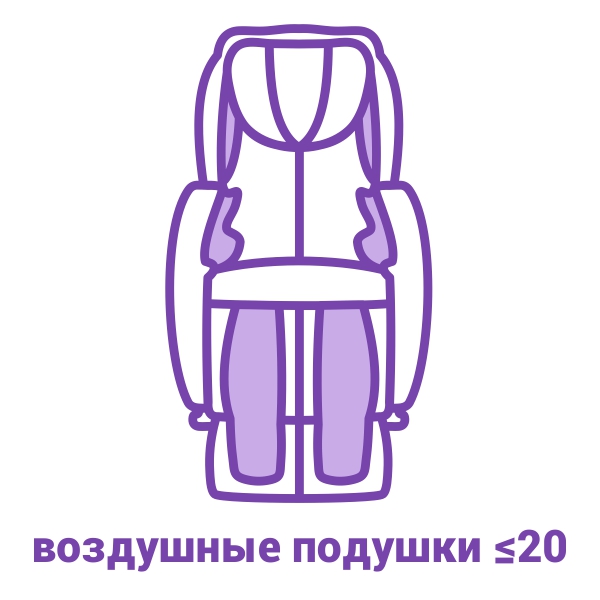 Массажное кресло с 20 воздушными подушками